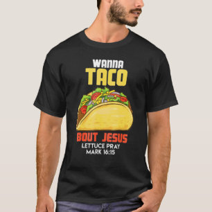 Camiseta Wanna Taco Sobre Jesus Alface, Marca De Reze Cino 