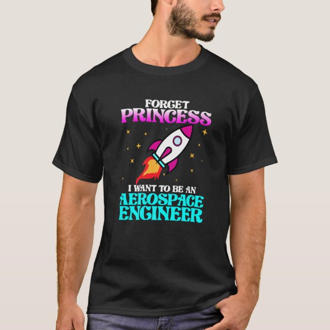 Camiseta Want To Be Aerospace Engineer Rocket Engineering G (Frente)
