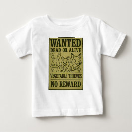 Camiseta Wanted: Vegetable Thieves – Funny Cute Animal
