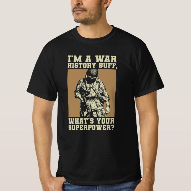 Camiseta War History Buff - WW2 Enthusiast (Frente)