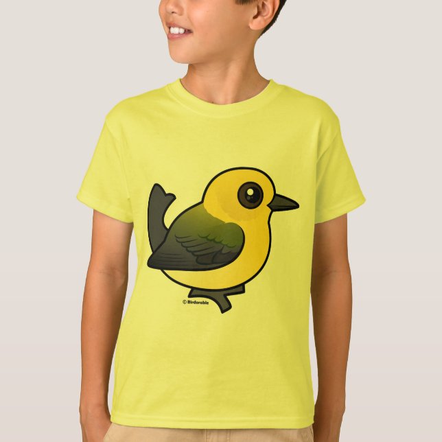 Camiseta Warbler Prothonotário (Frente)