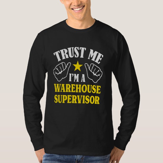 Camiseta Wareh do Trabalhador do Logistician Warehouse do D (Frente)