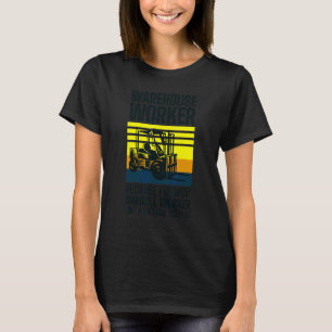 Camiseta Wareh do Trabalhador do Logistician Warehouse do D
