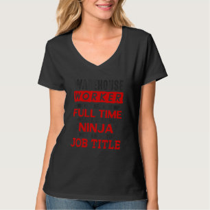 Camiseta Wareh do Trabalhador do Logistician Warehouse do D