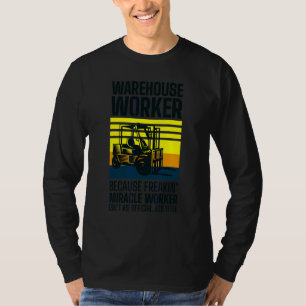 Camiseta Wareh do Trabalhador do Logistician Warehouse do D