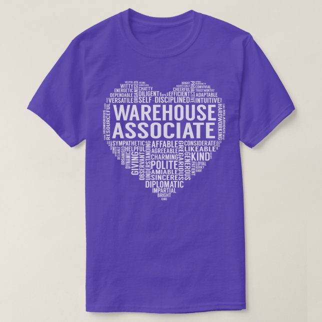 Camiseta Warehouse Associate Heart (Frente do Design)