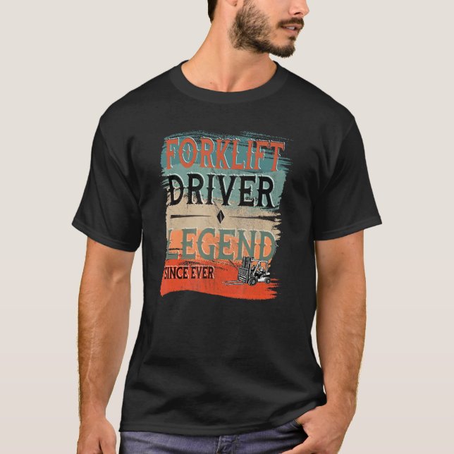 Camiseta Warehouse Forklift driver (Frente)