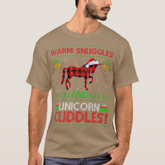 Camiseta Warm Snuggles And Unicorn Cuddles Ugly Unicorn Chr