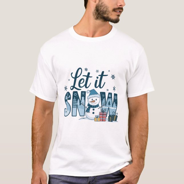 Camiseta Warm winter cozy designs for festive times (Frente)