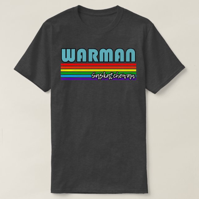 Camiseta Warman Saskatchewan Pride Warman LGBT Gift LGBT S (Frente do Design)