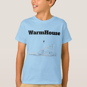 Camiseta WarmHouse – Logotipo da Empresa de Bomba de Calor 