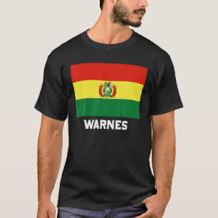 Camiseta Warnes Republica Bolivia Flag Emblem Escudo Bander