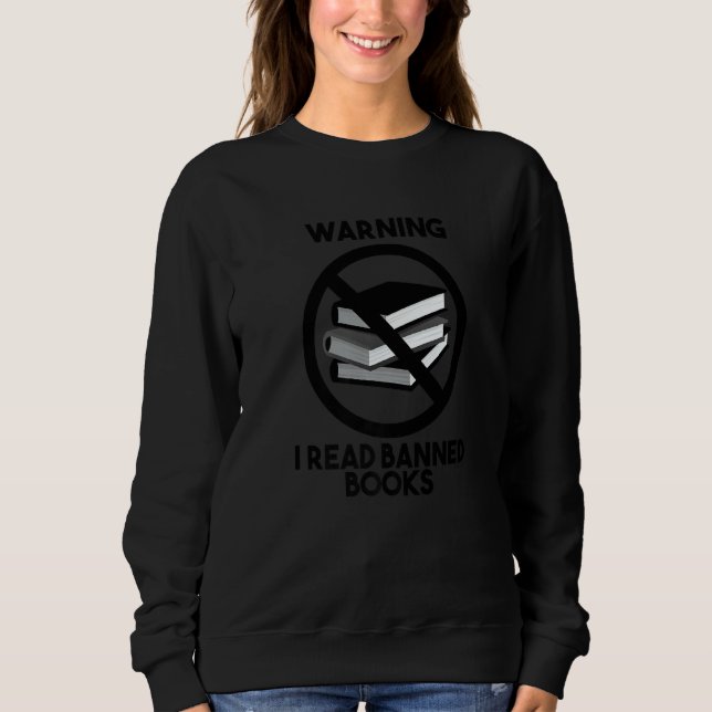 Camiseta Warning I Read Banned Books Rebel Readers (Frente)