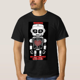 Camiseta Warning: May Talk About AI Men's Black