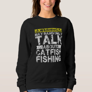 Camiseta Warning May Talk About Fishing  Catfish Fish