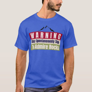 Camiseta Warning Spontaneous Rock Admiration family