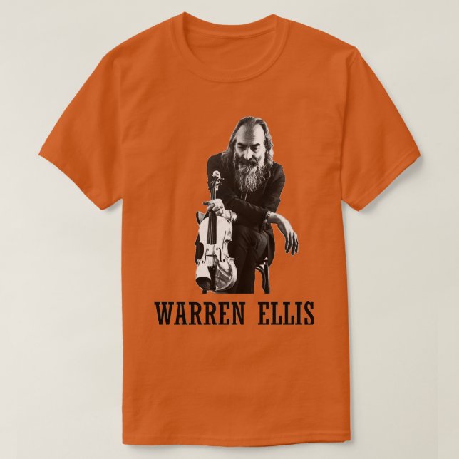 Camiseta Warren Ellis (Frente do Design)
