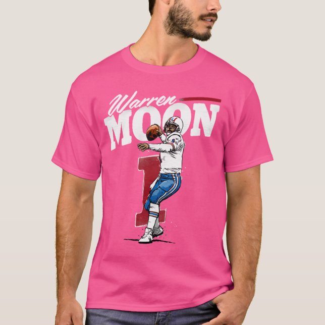 Camiseta Warren Moon Houston Retro (Frente)