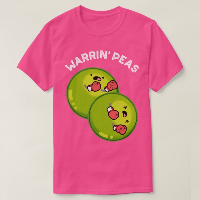 Camiseta Warren Peace Funny Pea Puns (Frente do Design)