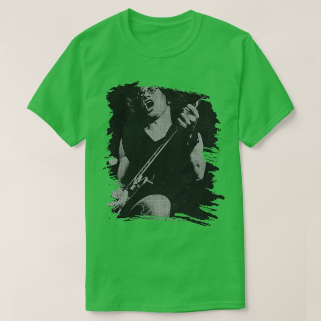 Camiseta Warren Zevon - poster (Frente do Design)