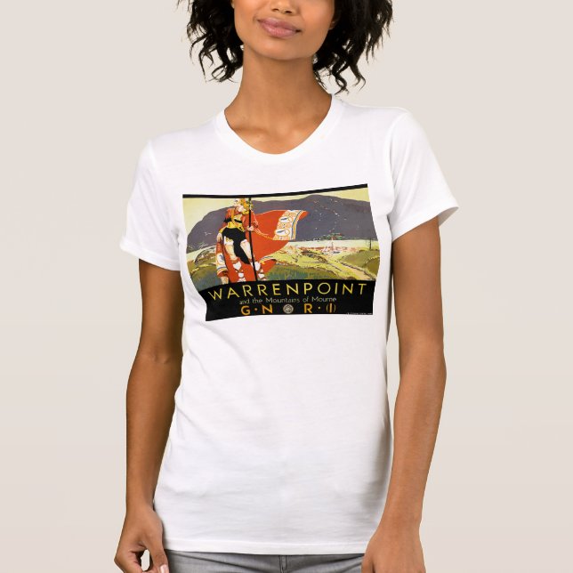 Camiseta Warrenpint e os Montanos de Mourne (Frente)