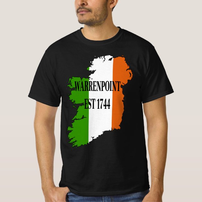 Camiseta Warrenpoint Co. Down Norte Irlanda. Irlanda  (Frente)