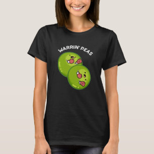 Camiseta Warrin Peace Funny Pea Puns Dark BG