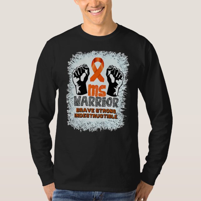Camiseta Warrior Indestructible Multiple Sclerose Aware (Frente)