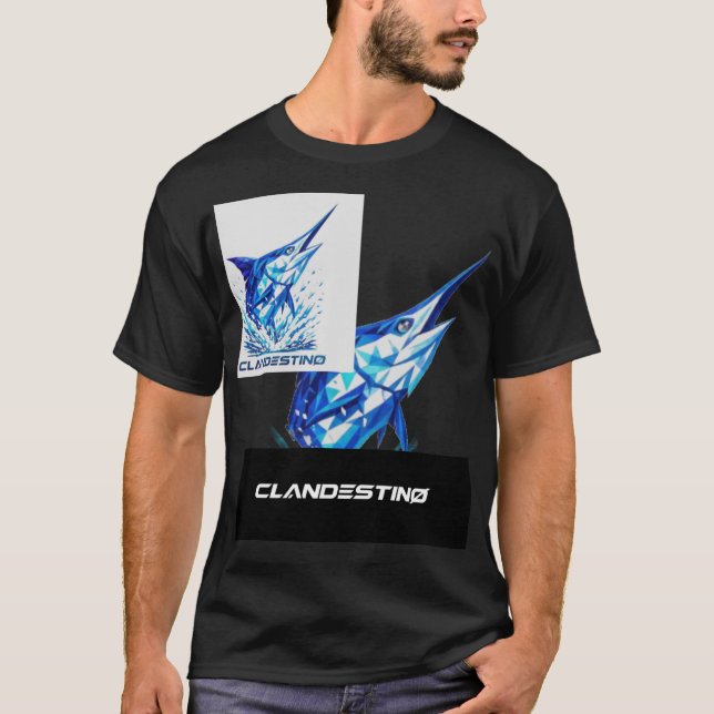 Camiseta Warrior of the Sea: Swordfish Design (Frente)
