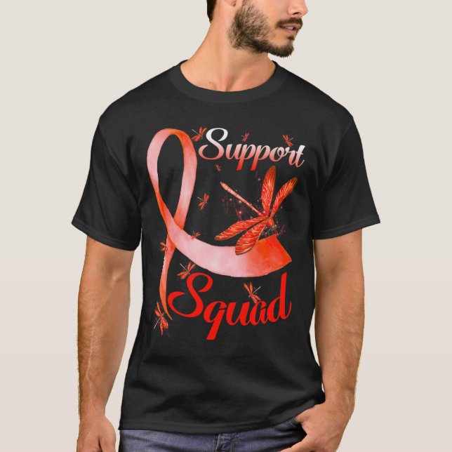 Camiseta Warrior Support Squad Dragonfly Rsd Crps Consciênc (Frente)