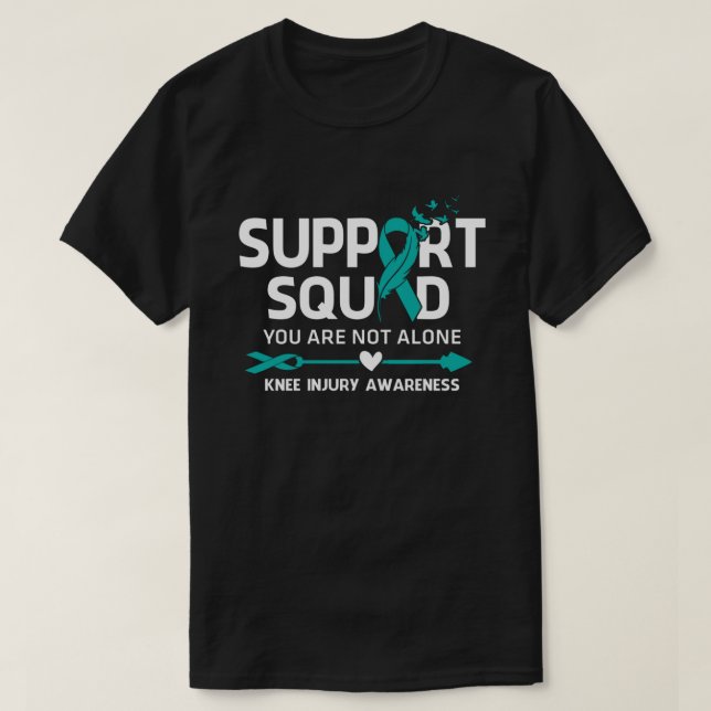 Camiseta Warrior Support Squad Knee Enferida Fez (Frente do Design)