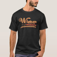 Warrior Wiener Engraçado Cachorros Quentes TShirt 