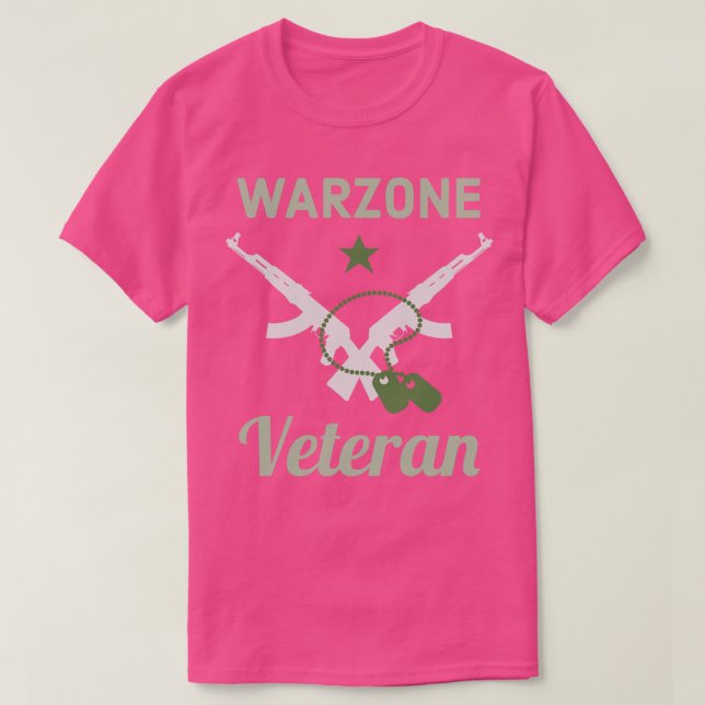 Camiseta Warzone Veteran Gaming Verdansk Gamer (Frente do Design)