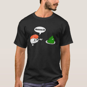 Camiseta Wasabi Salmon Sushi Horseradish Paste Condição