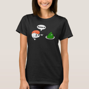 Camiseta Wasabi Salmon Sushi Horseradish Paste Condição