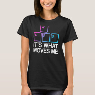 Camiseta WASD É o que me move