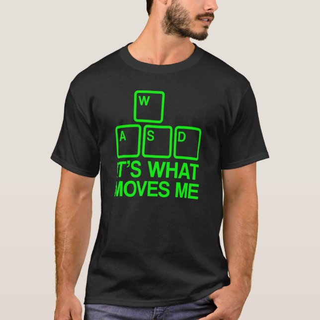 Camiseta WASD É O Que Me Move 1 (Frente)