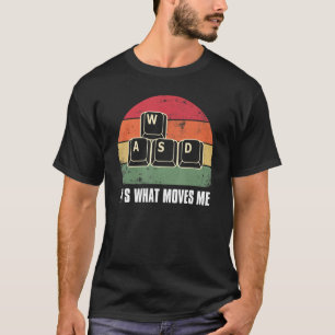Camiseta WASD É o que me move Jogos de Pc 1