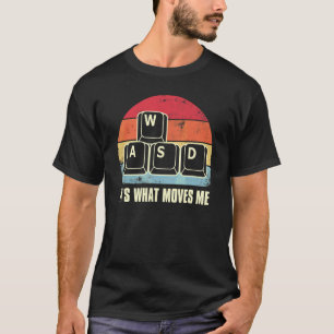 Camiseta WASD É O Que Me Move Pc Gamer Jogos 3
