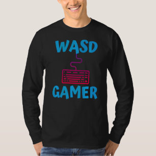 Camiseta Wasd Gamer Qwerty Pc Gaming Computador Computador