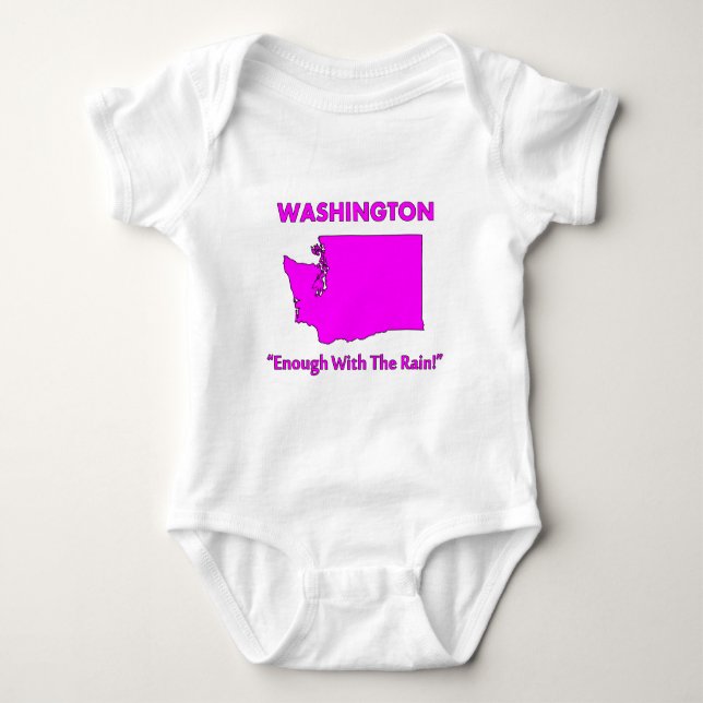 Camiseta Washington - Chega de Chuva (Frente)