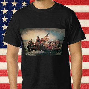 Camiseta Washington cruzando o Delaware por Emanuel Leutze