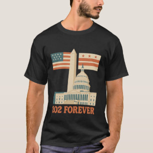 Camiseta Washington D.C. 202 Para Sempre- Monumento e Capit