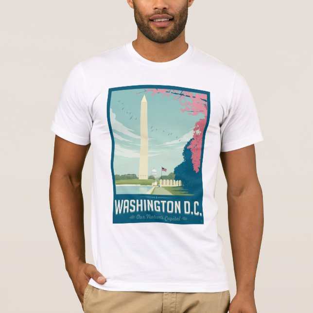 Camiseta Washington, D.C. - A Capital da Nação (Frente)