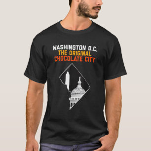 Camiseta Washington Dc A Presente Cidade de Chocolate Origi