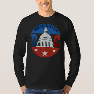 Camiseta Washington Dc Capitol Hill American Flag Usa orgul
