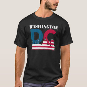 Camiseta Washington Dc Capitol Hill American Flag Usa orgul