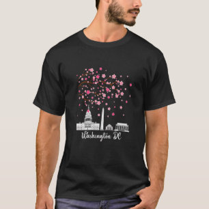 Camiseta Washington Dc Cherry Blossoms Monuments Men Women