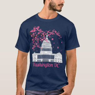 Camiseta Washington DC Cherry Blossoms Monuments Men Women