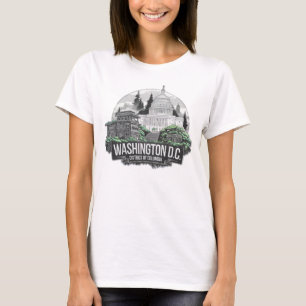 Camiseta Washington DC City District of Columbia EUA